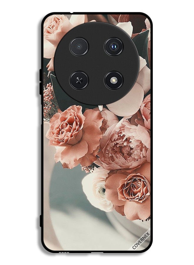 Covernex غطاء حماية لهاتف هواوي نوفا 12 آي مع باقة من أزهار الخوخ الجميلة  - Image 1