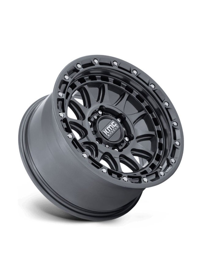 KMC KM556 CRUX 17X8.5 6X139.7 ET00 CB106.1 GLOSS GUNMETAL - Image 2