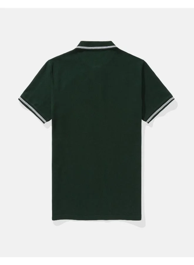American Eagle AE Slim Fit Pique Polo Shirt