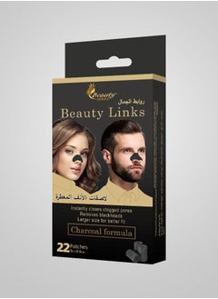 Beauty links nosel strips charcoal formula frome beauty links 22 pis 