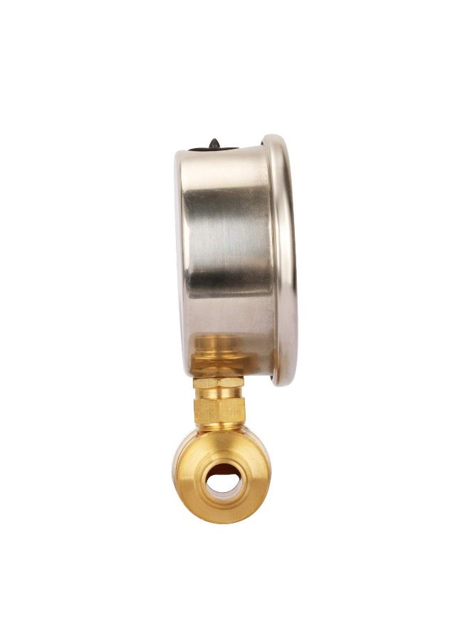 MEASUREMAN 2-1/2" Pressure Washer Pressure Gauge Kit 3/8 Inch Quick Connect 0-5000 Psi Glycerin Filled  - Image 4