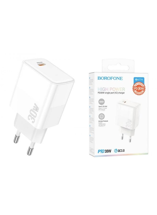 Borofone High Power PD30W (1C) Charger Single Port Type - C - Image 1