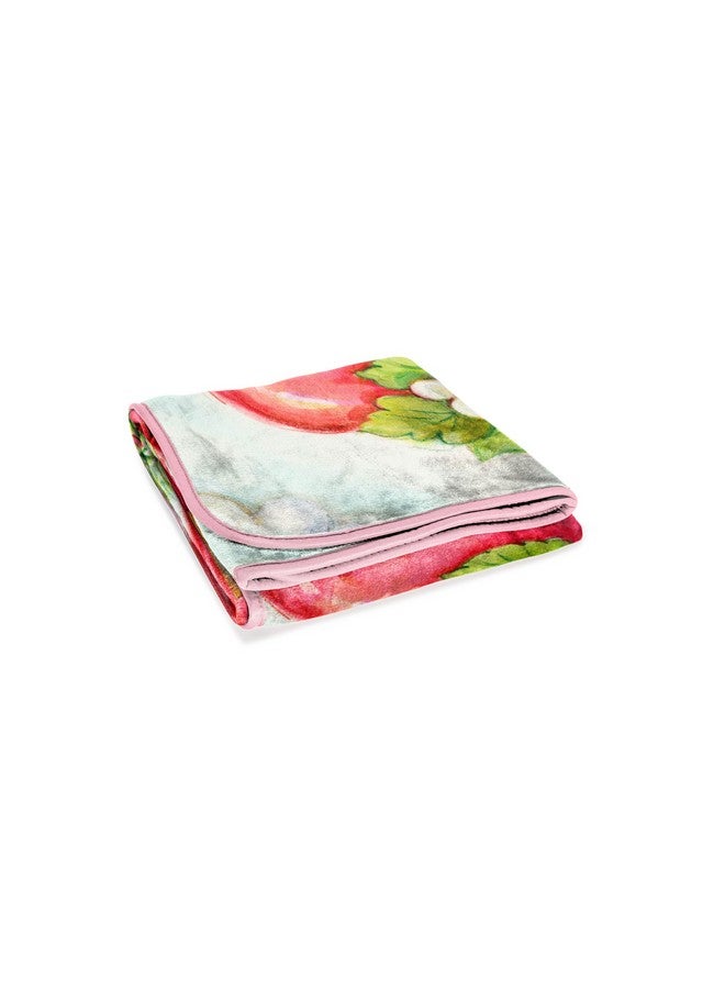 Jay Franco Strawberry Shortcake Berry Playhouse Plush Throw Blanket - Measures 46 x 60 Inches - Kids Super Soft Lightweight Fleece Bedding  - Image 4
