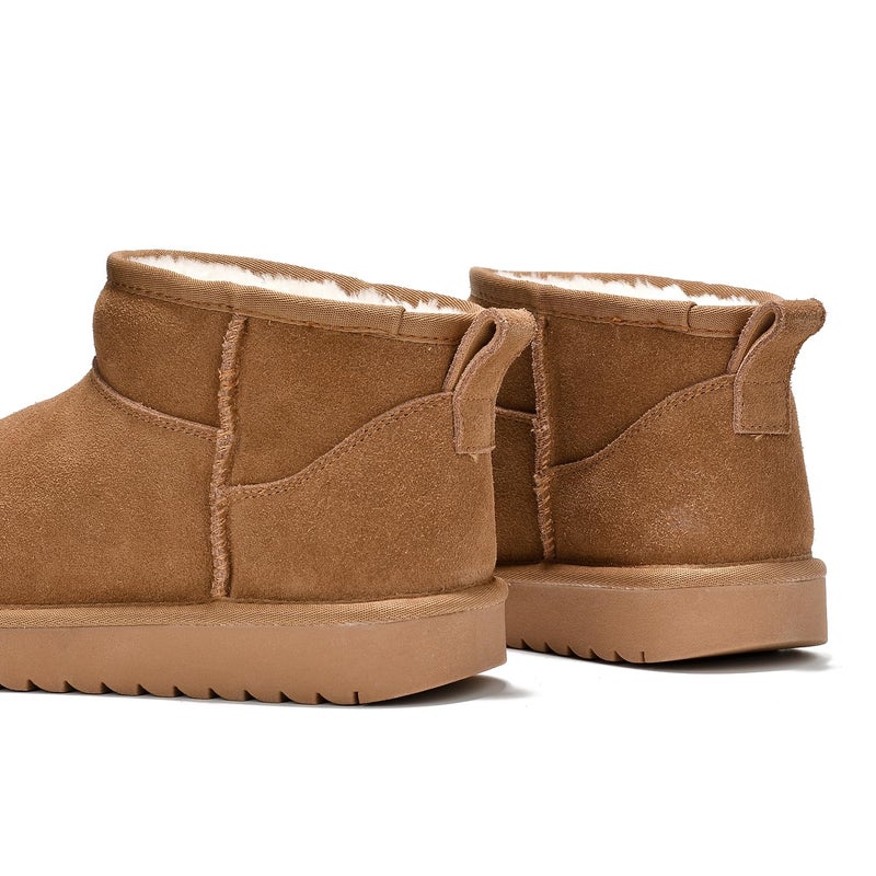 Project Cloud 100% Genuine Leather Ankle Boots for Women - Water Resistant with Memory Foam Insole Winter Boots for Women - Trending Shoes & Comfortable Women's Ankle Boots (Hippy, Chestnut, 8.5) - Image 3