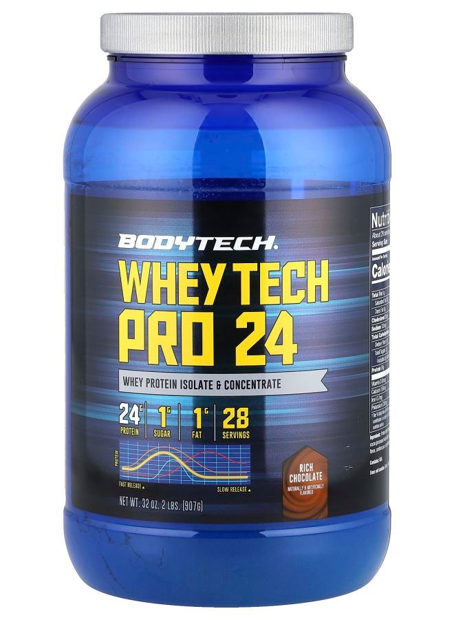 Whey Tech Pro 24 Rich Chocolate 2 lbs (907 g)