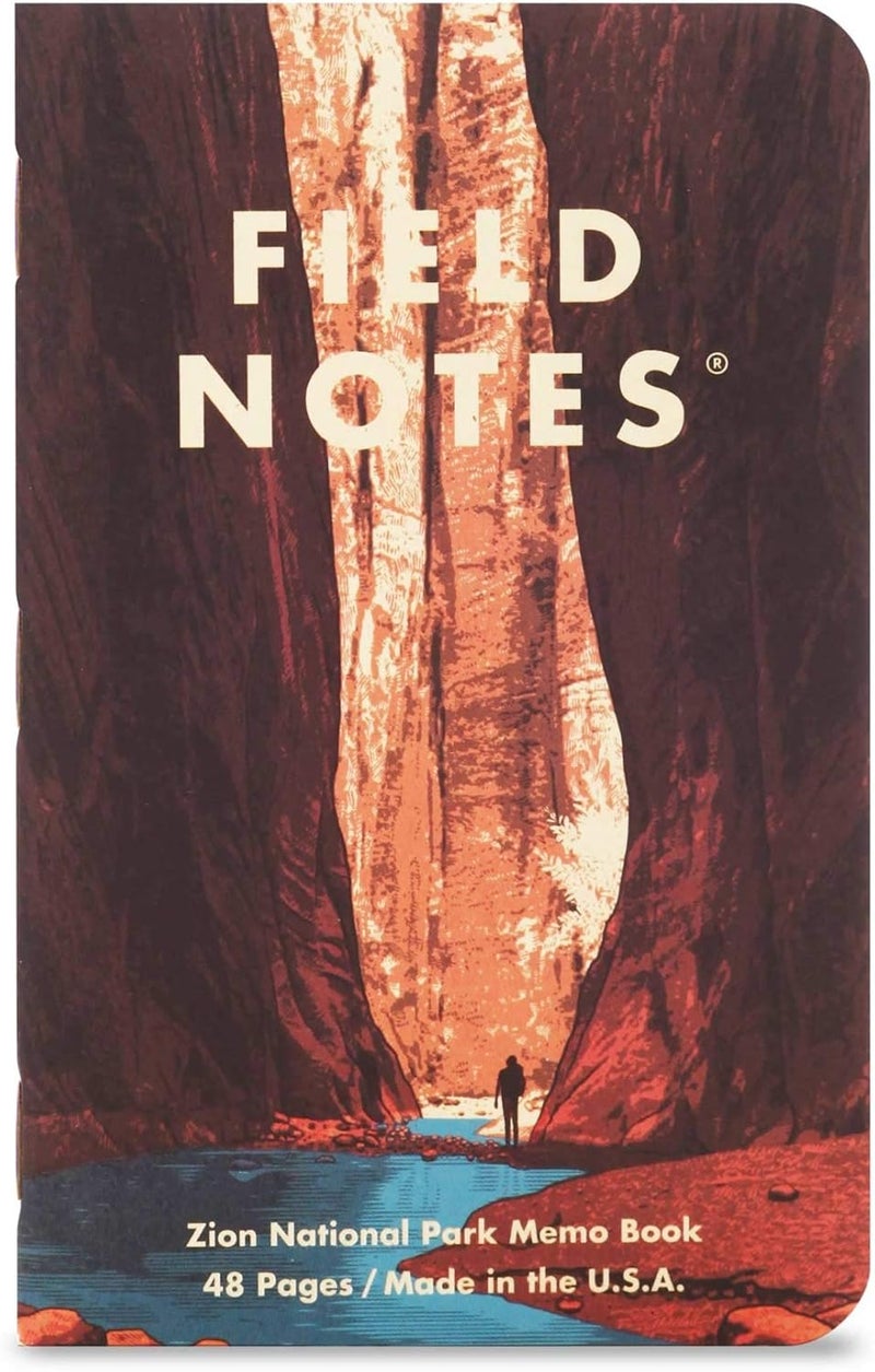 Field Notes : National Parks Series (Series A - Yosemite, Acadia, Zion) - Graph Paper Memo Book 3-Pack - 3.5 x 5.5 Inch - Image 4