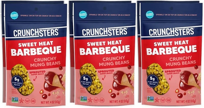 Crunchsters Sweet Heat Barbeque Mung Beans - Image 1