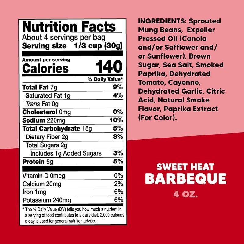 Crunchsters Sweet Heat Barbeque Mung Beans - Image 3