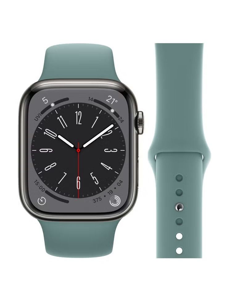 Zaboon Solid Silicone Replacement Band for Apple Watch 49/45/44/42mm Series Ultra/8/7/6/5/4/SE - Image 1