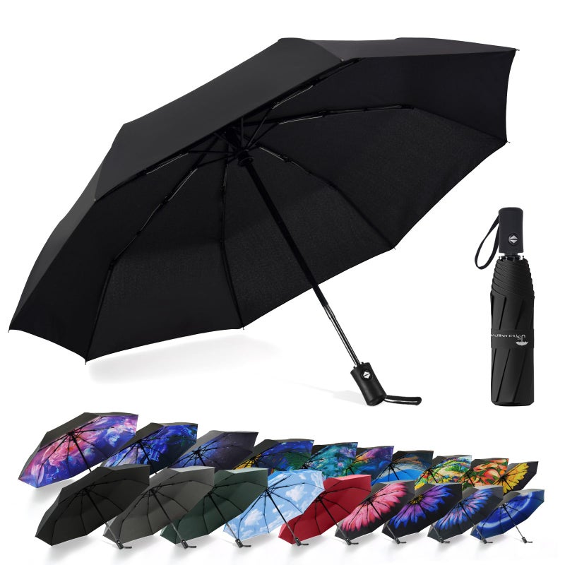 SY COMPACT Travel Umbrella Windproof Automatic Umbrellas Small Compact UV Sun Protection Factory Outlet Umbrella - Image 1