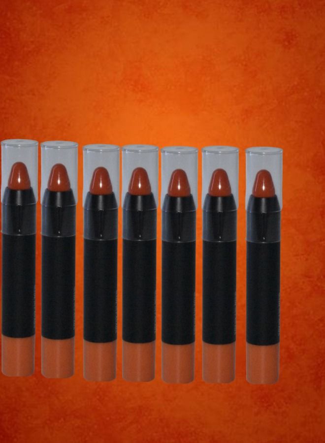 7 قطع شفاه برتقالي كريم رقم 20