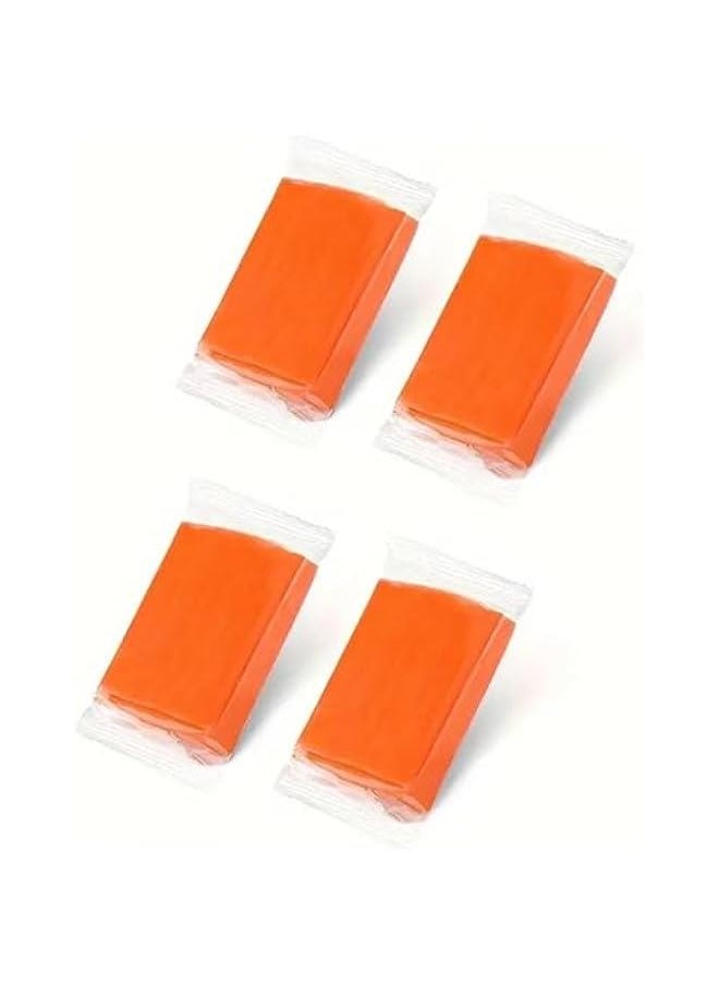 Generic 4 Pack 100g Car Clay Bar Premium Grade, Orange Auto Detailing Magic Clay Bar Cleaner for Car Wash Car Detailing Clean Orange  - Image 1