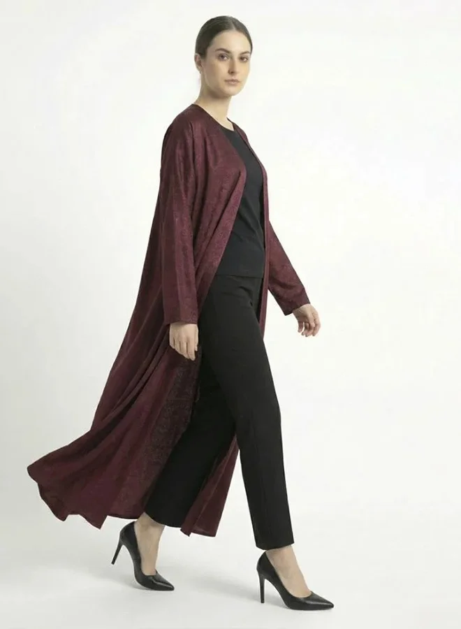 HAWRAA ABAYA Open red abaya