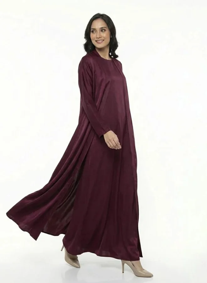 HAWRAA ABAYA Open red abaya