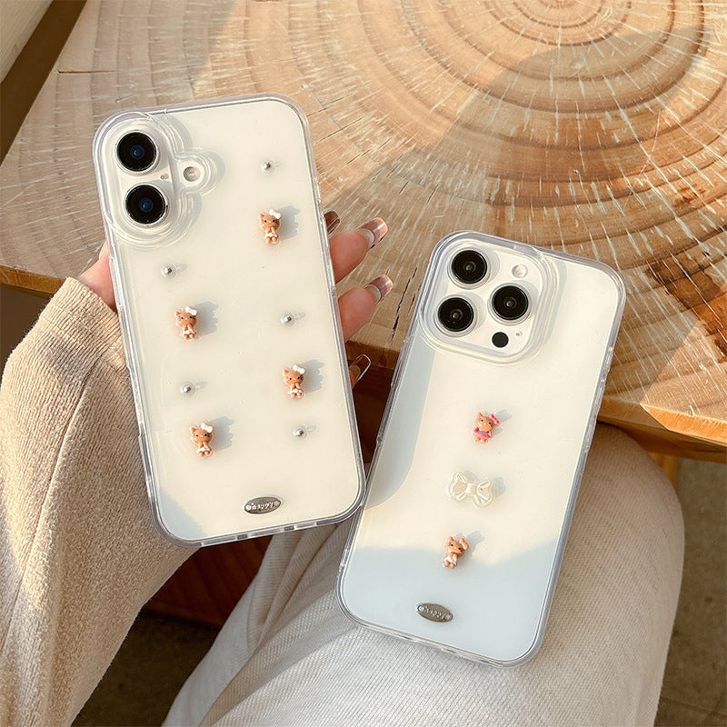 Japanese-Style Ins Cartoon Kt Suitable for Apple 16 Pro Max Phone Case iPhone 15 Transparent Female Model 14 - Image 3