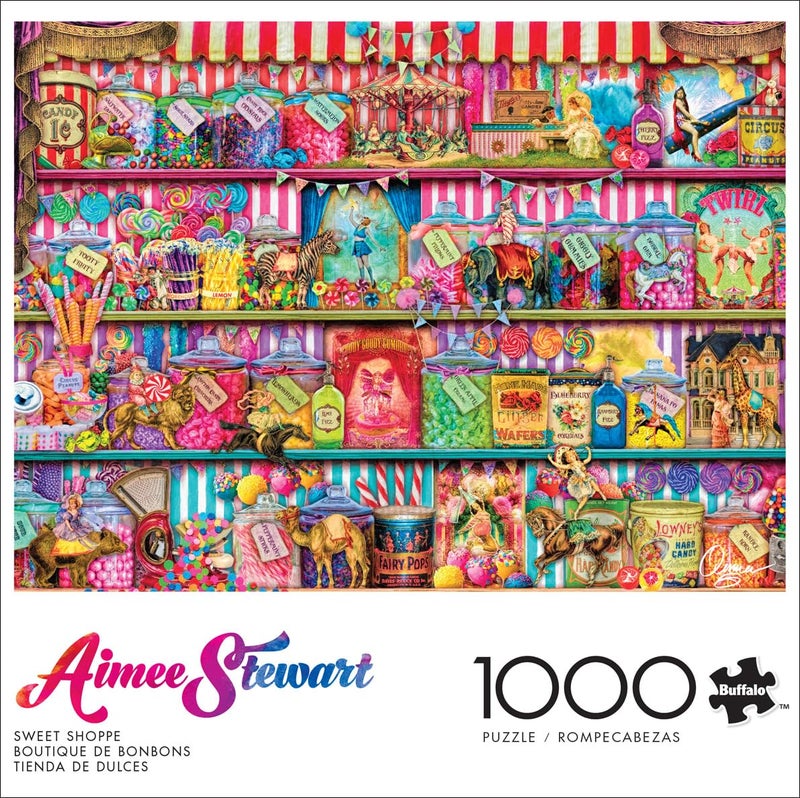 Buffalo Games - Aimee Stewart - Sweet Shoppe - 1000 Piece Jigsaw Puzzle for Adults -Challenging Puzzle Perfect for Game Nights - Finished Size is 26.75 x 19.75 - Image 2