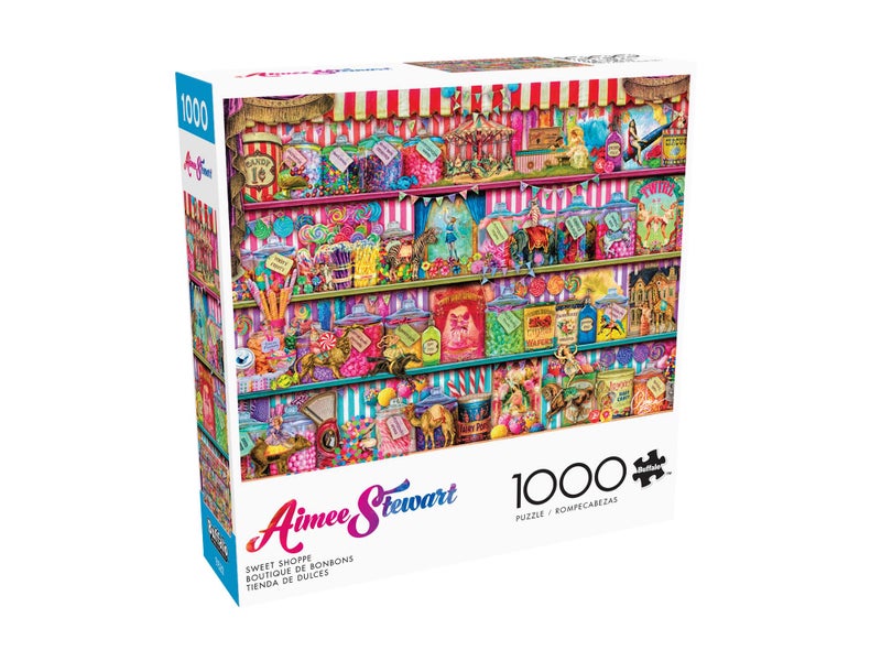 Buffalo Games - Aimee Stewart - Sweet Shoppe - 1000 Piece Jigsaw Puzzle for Adults -Challenging Puzzle Perfect for Game Nights - Finished Size is 26.75 x 19.75 - Image 3