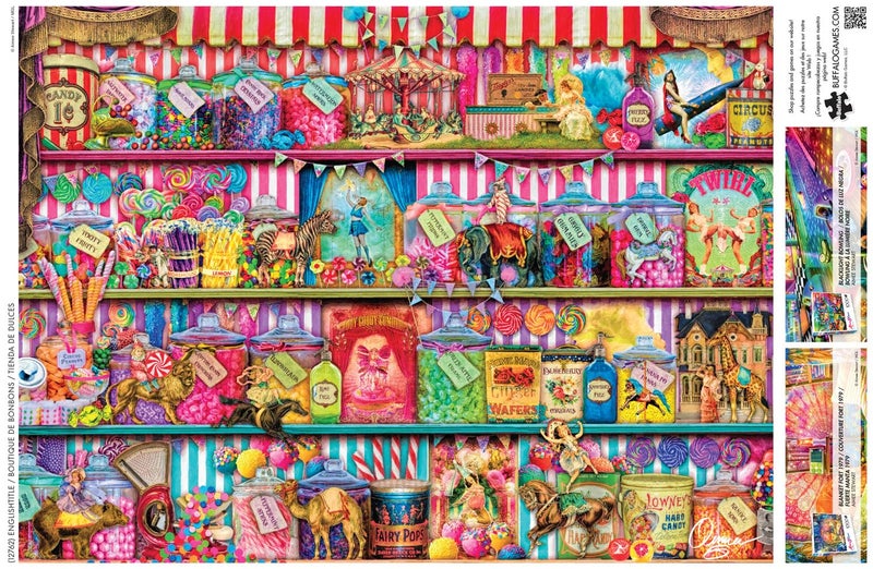 Buffalo Games - Aimee Stewart - Sweet Shoppe - 1000 Piece Jigsaw Puzzle for Adults -Challenging Puzzle Perfect for Game Nights - Finished Size is 26.75 x 19.75 - Image 5