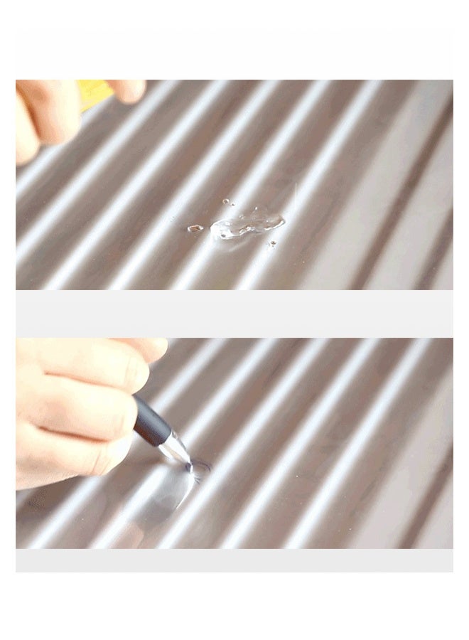 أغطية حقائب سفر شفافة مقاس 26 بوصة، أغطية حقائب سفر مقاومة للماء، أغطية حماية شفافة من مادة البولي فينيل كلوريد لحقائب السفر - Image 3