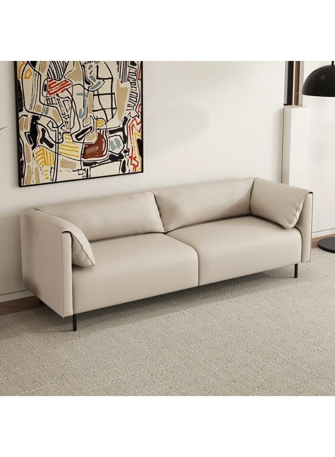 Comfynest Comfynest Compact PU Upholstered Sofa 