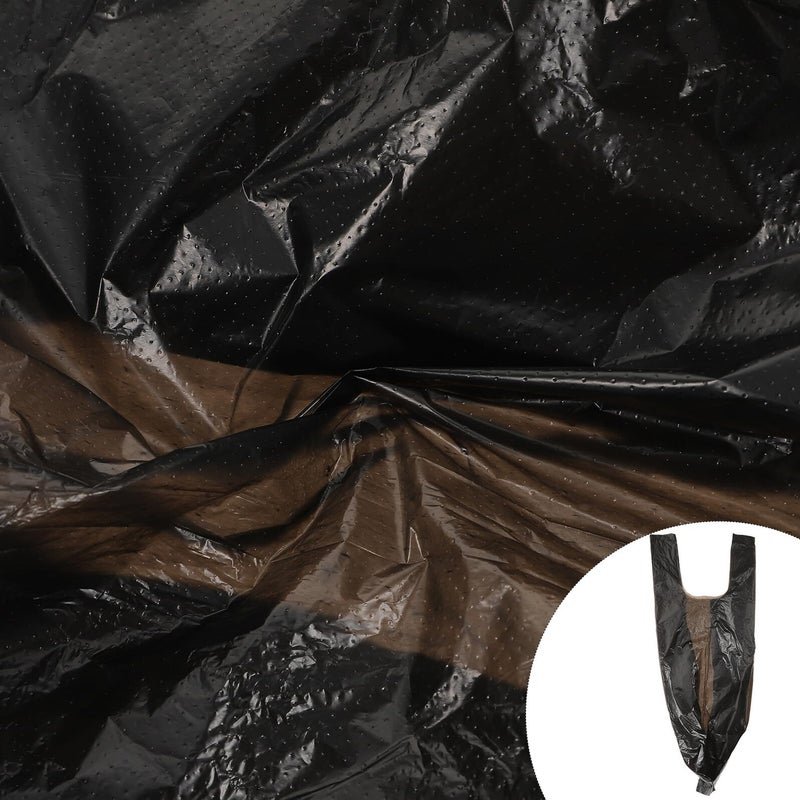 Biodegradable Trash Bags 100pcs Thick 45x50cm Black for Home Kitchen Bathroom - Image 4