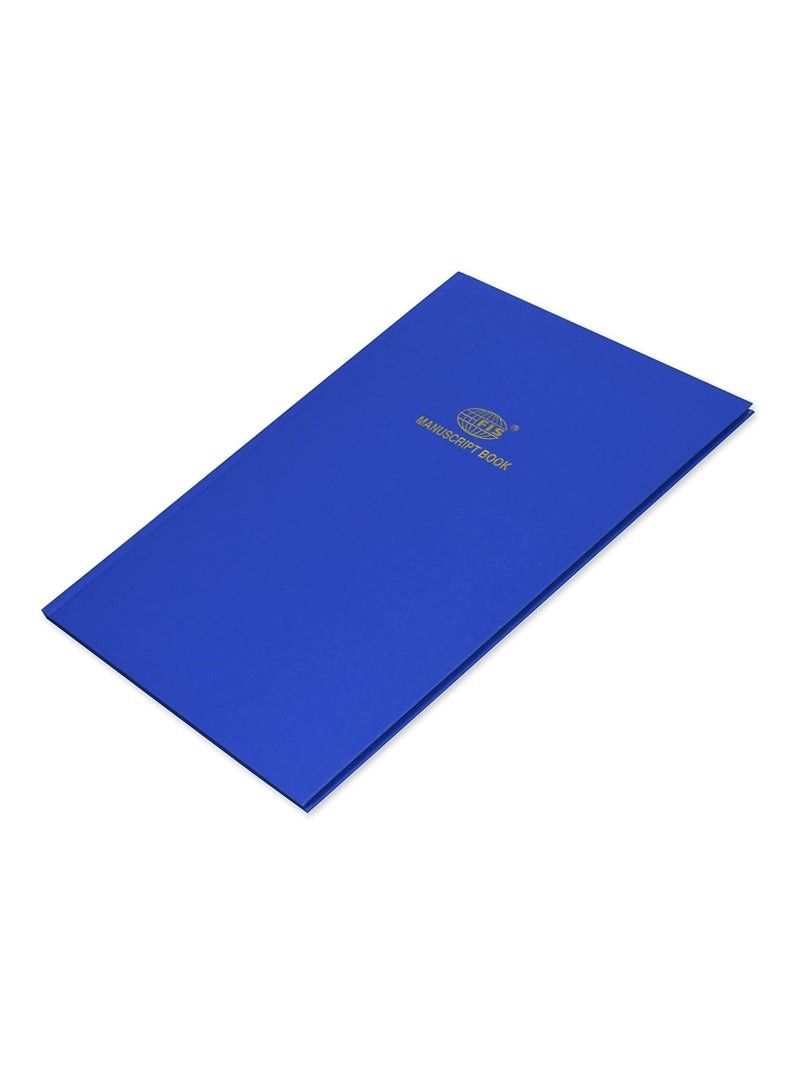 Fis Manuscript Books 5 Mm Square Lines, Foolscap (21.6x34 CM) 1 Quire (48 Sheets)  - FSMNFS1Q5MM - Image 1