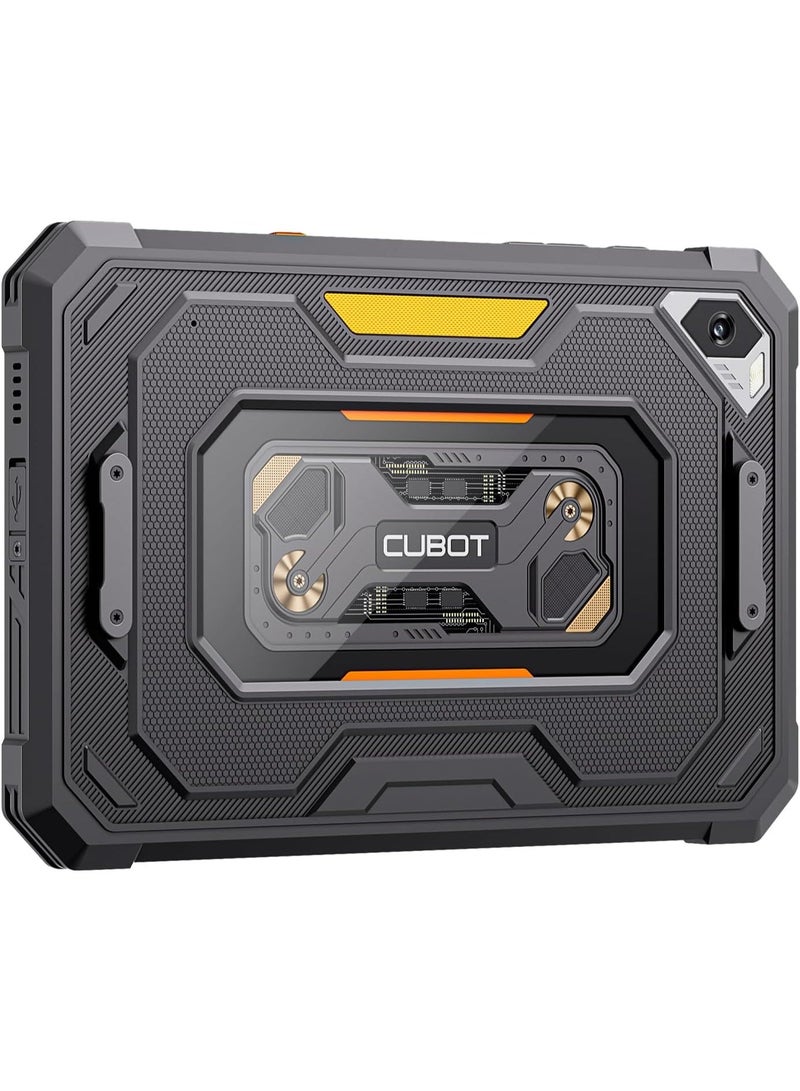 Cubot Android Tab Kingkong Mini Rugged Tablet 8.68 Inch HD+ Android 15 Tablet 6GB+10GB RAM +128GB ROM IP68/IP69K Waterproof Tab With 48MP+16MP Camera Dual SIM 4G -Black - Image 4