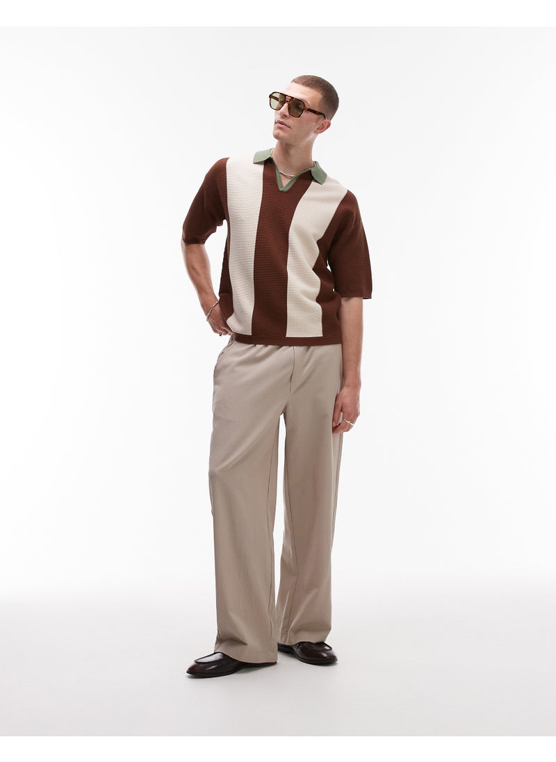 TOPMAN Color Block Reverse Polo  - Image 4