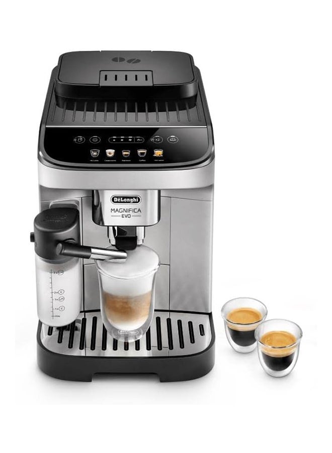 De'Longhi Magnifica EVO Bean to Cup Fully Automatic Espresso and Cappuccino Coffee Machine 1.8 L 1450 W ECAM 290.61.SB Silver/black - Image 1