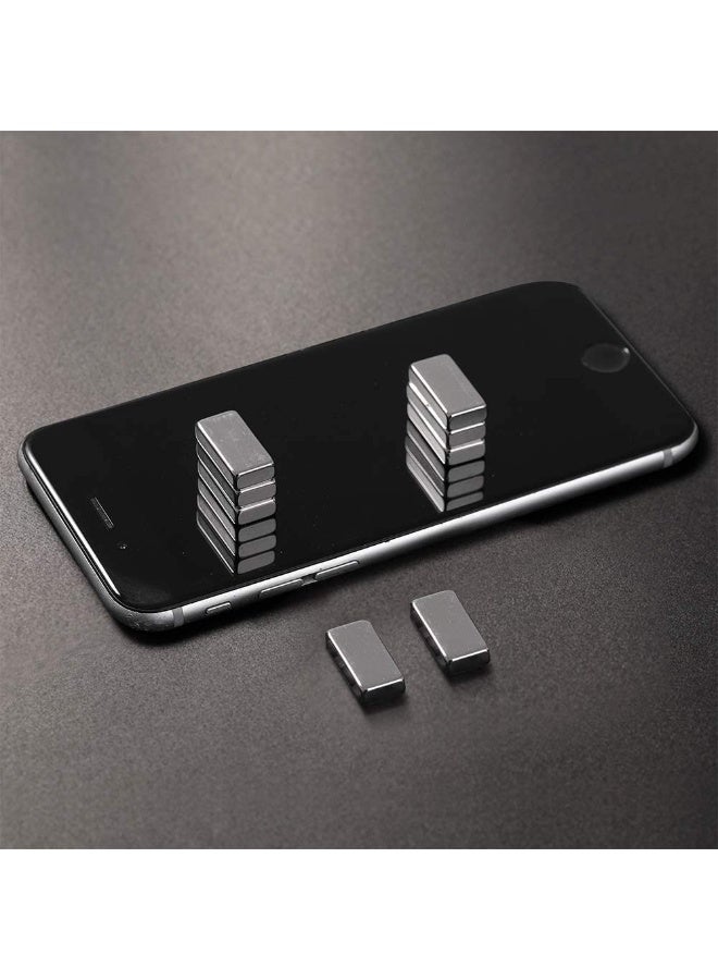 يوڠام مغناطيسات كتلية قوية، عبوة من 20 قطعة، بقياس 20 مم × 10 مم × 3 مم، مصنوعة من مغناطيس دائم بدرجة N35 للاستخدام في المشاريع الحرفية وورش العمل وتنظيم المنزل، مغناطيسات صغيرة متينة وقوية. - Image 3