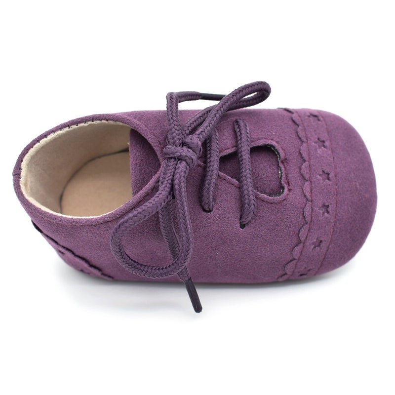 Soft Soled Baby Toddler Sneakers Deep Purple 