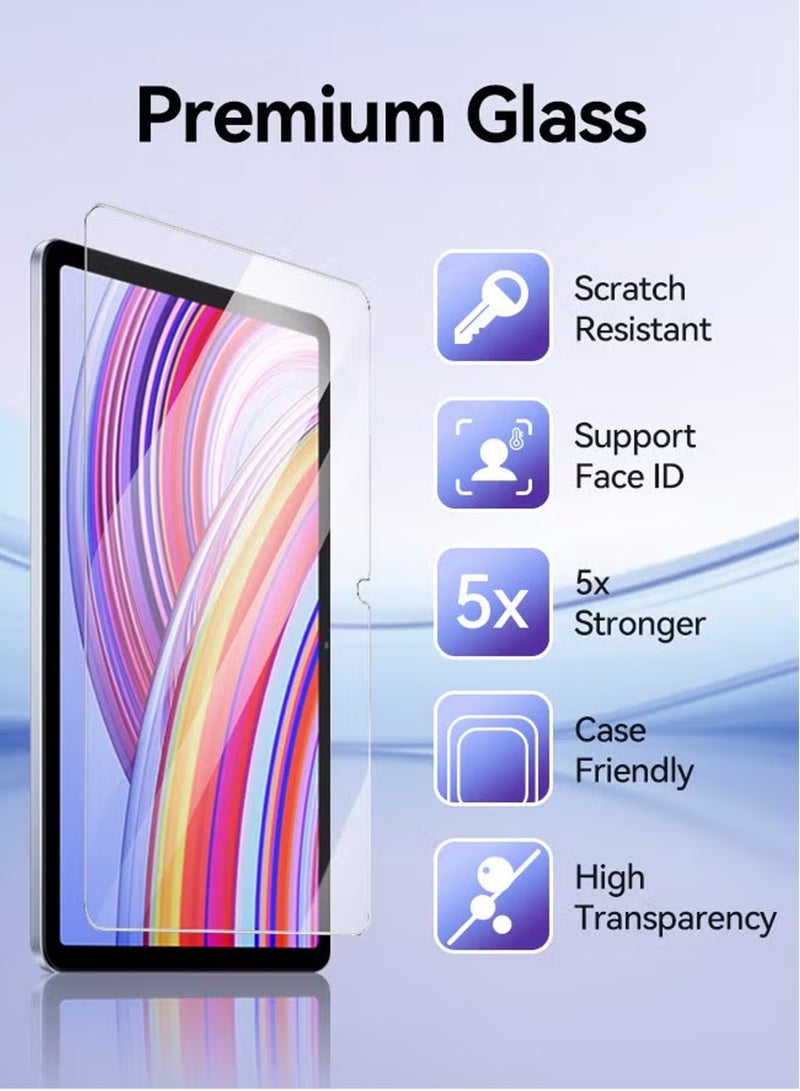2 Pack Xiaomi Redmi Pad Pro 12.1 Inch 9H Ultra HD Tempered Glass Screen Protector For Xiaomi Redmi Pad Pro 12.1 Inch - Clear - Image 5