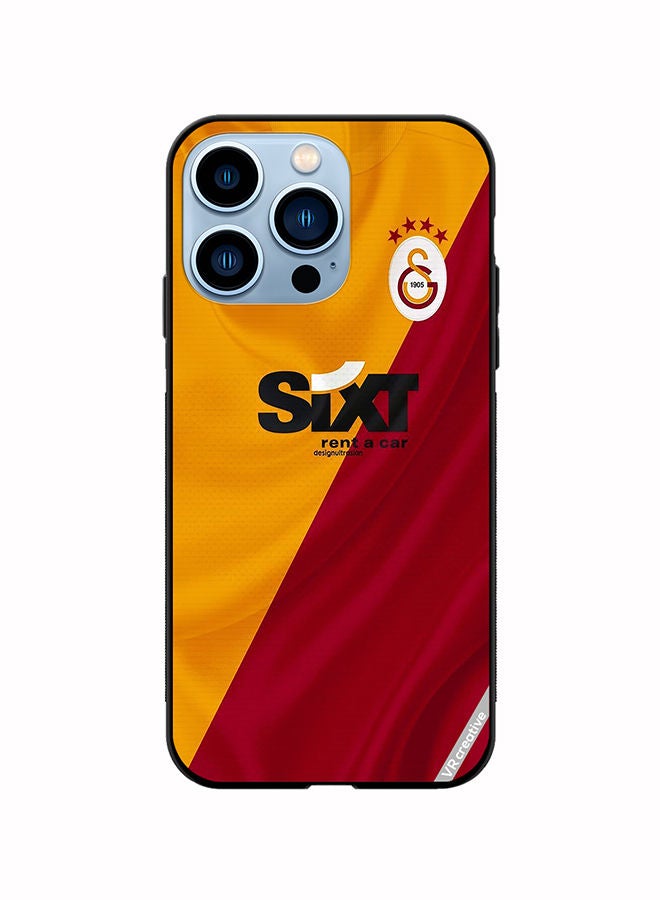 VR CREATIVE Protective Case Cover For Apple iPhone 14 Pro Nike Galatasaray 2022 Home Kit Design Design Multicolour - Image 1