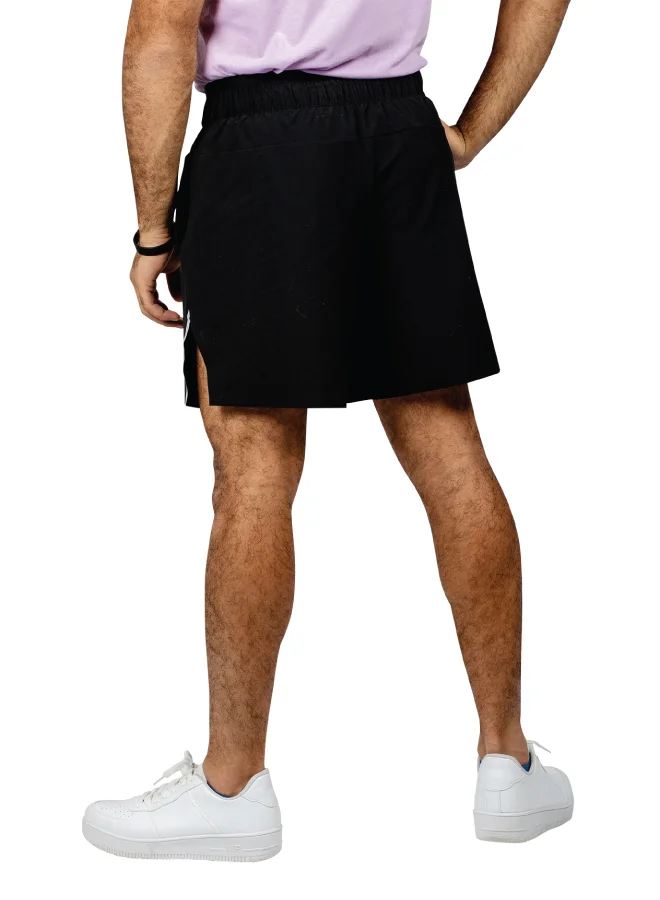 ZAECY Men's Training Shorts with Built-in Inner Shorts