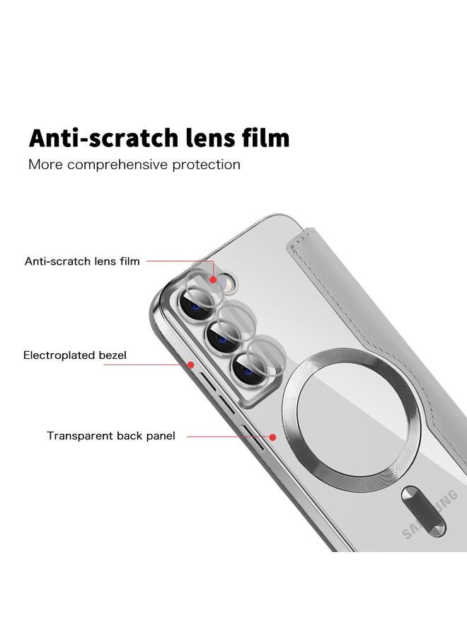 اس-توب جراب جلدي مضاد للسرقة لهاتف Samsung Galaxy S22+ 5G Shield MagSafe RFID - Image 5