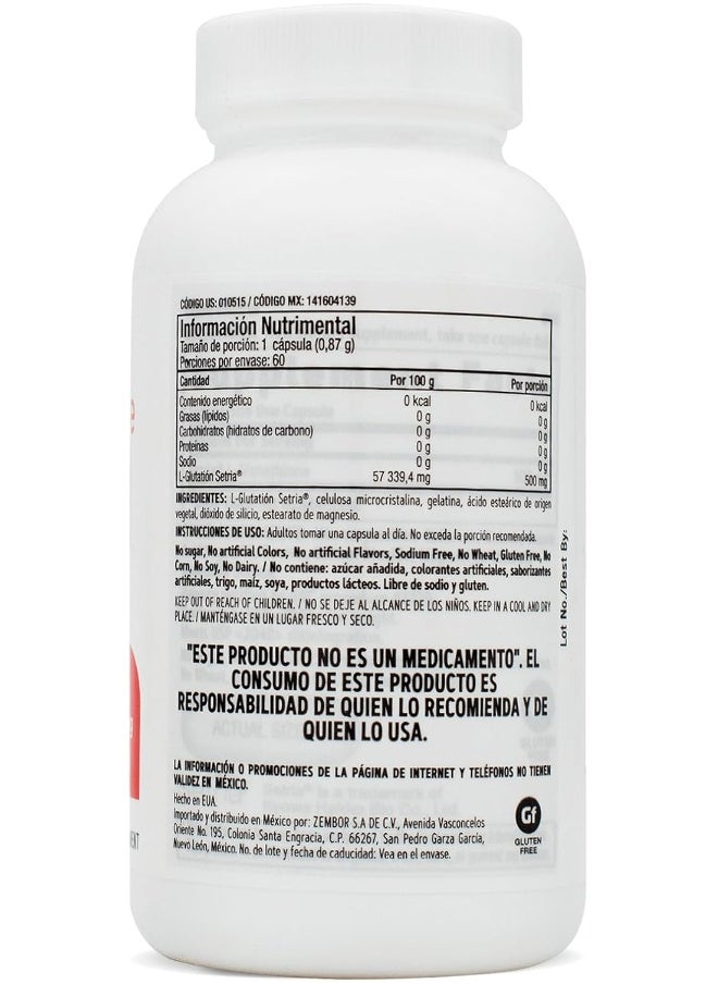 GNC Glutathione 500 Mg  - Image 2