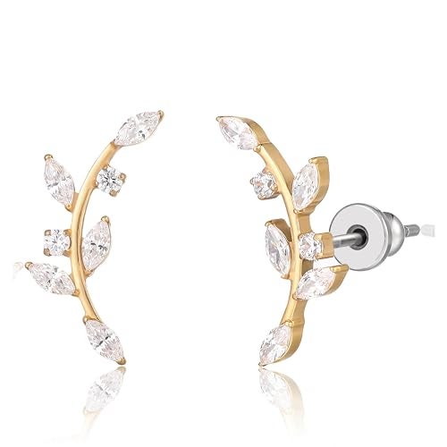 Limerencia Implant Grade Pure Titanium Studs, F136 Hypoallergenic G23 Small Dainty Cubic Zirconia Earrings for Women's Sensitive Ears - Image 1