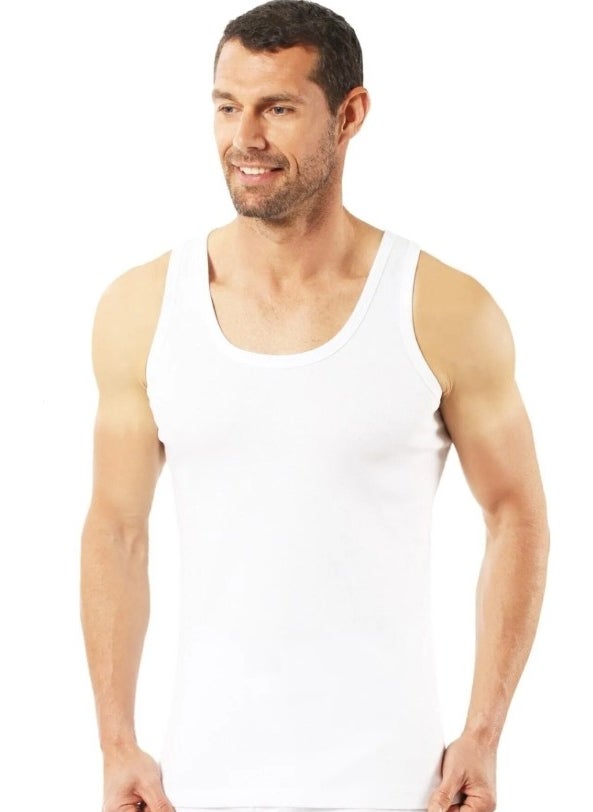 Nacar Store Men's Cotton Lycra 5 Black Boxer 5 White Undershirt 10 Pack Set  - Image 4