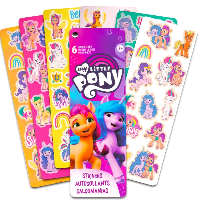 My Little Pony Stickers Party Favors 16 Sheets - MLP Favorites Include Rainbow Dash, Twilight Sparkle, Pinkie Pie, Rarity, and More! - Image 2