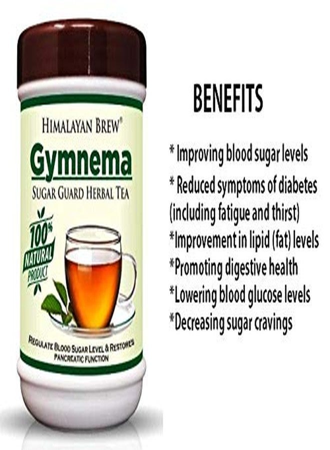 Himalayan Brew Gymnema Tea | Ayurvedic / Herbal Tea for Diabetes Patients|Control Blood Sugar Level & Boost Immunity # 100 Gm (Khadi India Product) - Image 3