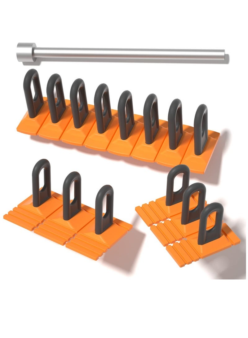 كابتن تيك Car Dent Repair Tools, Heavy Duty Paintless Repair Removal Tools Strong Dent Puller Handle Lifter Yellow Glue Tabs Powerful Body Repair Dent Remover Tool Kit for Car Dent Repair, Yellow - Image 1