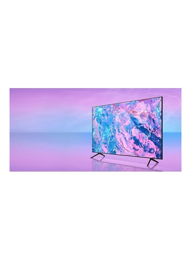 Samsung 55" Crystal UHD 4K Smart TV, Crystal Processor 4K, PurColor, HDR 10+, Tizen OS(2023),Black – UA55CU7000UXTW 55CU7000 Titan Gray - Image 2