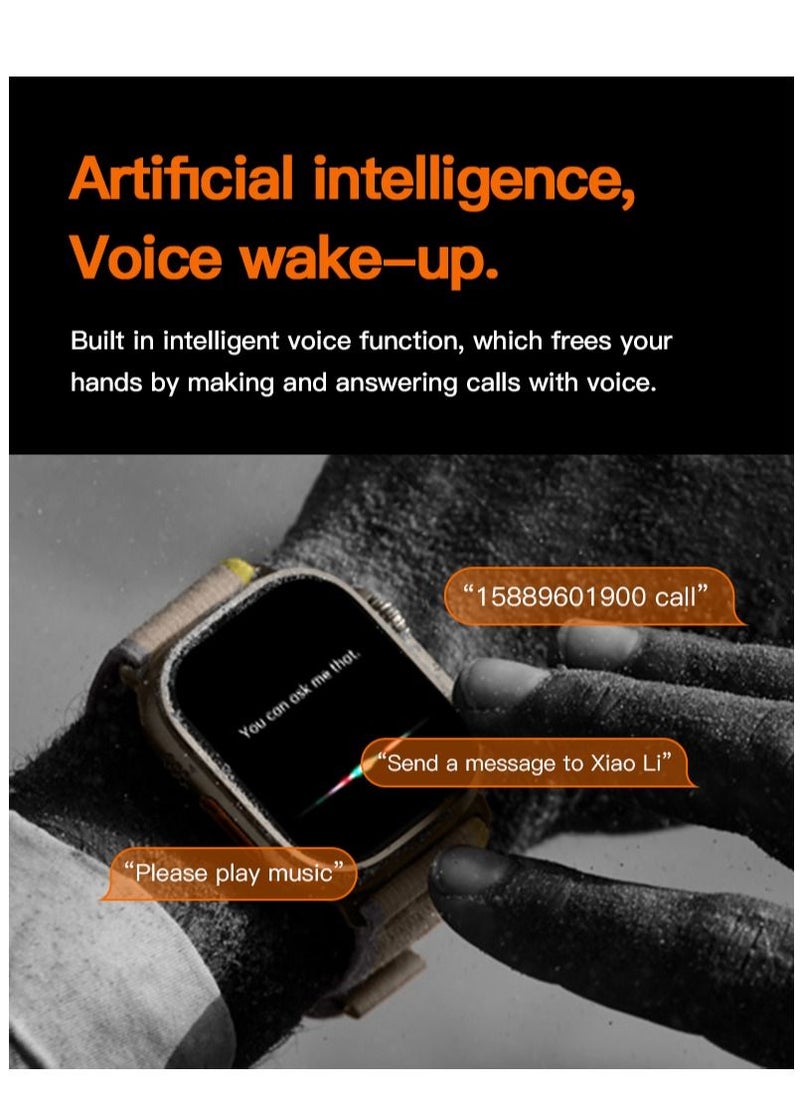 AROAQ - T900 Ultra Max 2.1 Inch Smart Watch and Headphones 2 in 1 Wireless Smart Watch with Headphones - Image 1