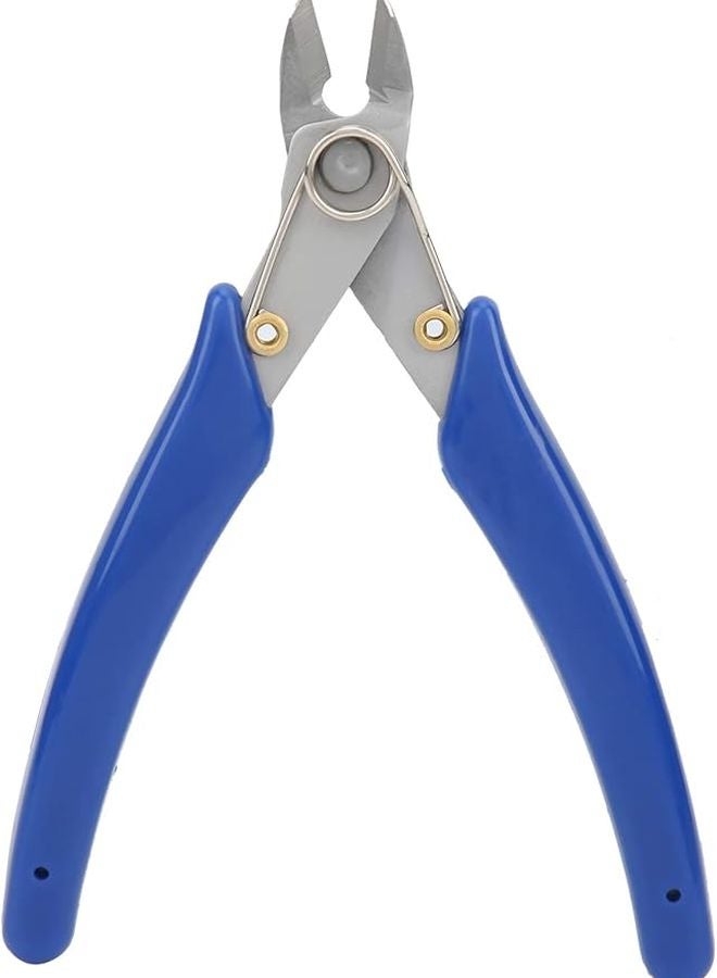 كماشة قطرية مضادة للانزلاق 2.5 ملم قاطعة أسلاك فكوك من الفولاذ المقاوم للصدأ مقبض PVC مريح أداة إصلاح إلكترونيات - Image 2