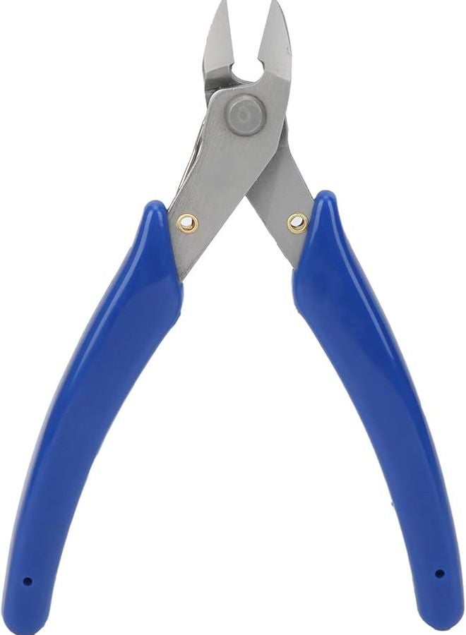 كماشة قطرية مضادة للانزلاق 2.5 ملم قاطعة أسلاك فكوك من الفولاذ المقاوم للصدأ مقبض PVC مريح أداة إصلاح إلكترونيات - Image 3