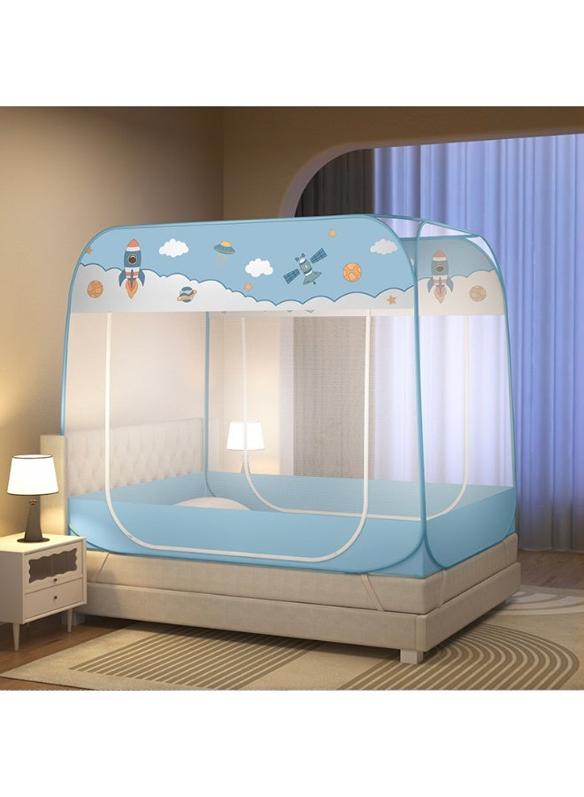 ORiTi New Mosquito Net For Home Bedroom, 150x200 cm, Anti Fall Children'S Full Face Cover - Image 1