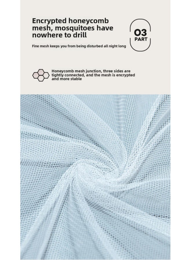 ORiTi New Mosquito Net For Home Bedroom, 150x200 cm, Anti Fall Children'S Full Face Cover - Image 4