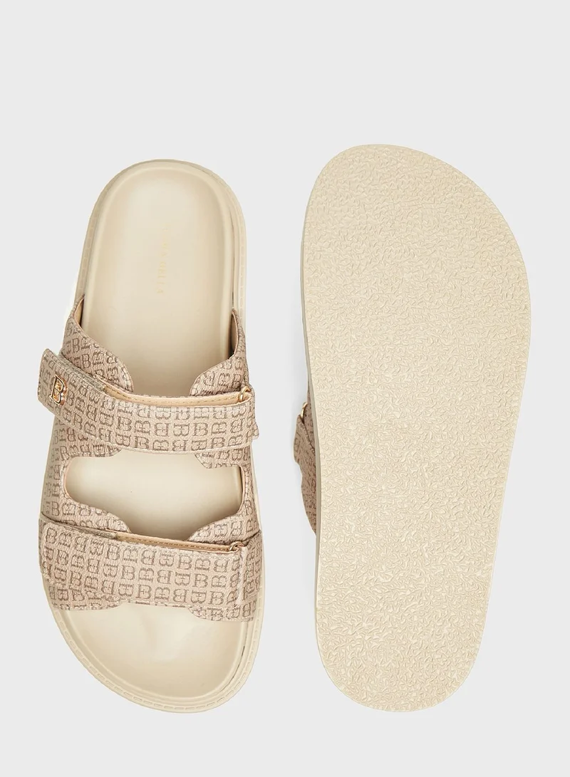 shoexpress Double Strap Flat Sandals