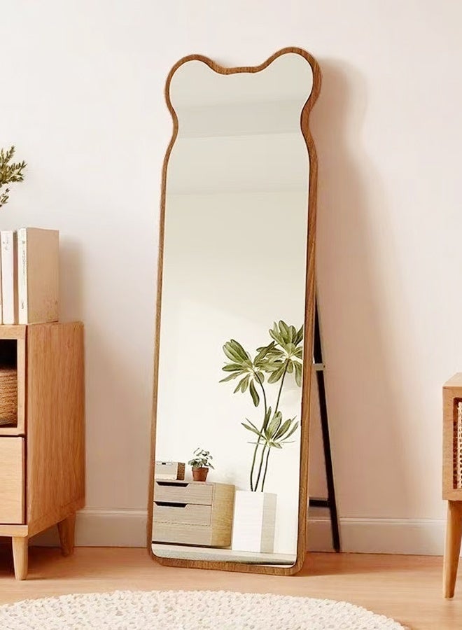 fashionhome Premium Bear Shape Full Length Mirror Standing Hanging or Wall Mounted Metal Frame for Kids Room or Home Decor 50x160 cm - Image 2