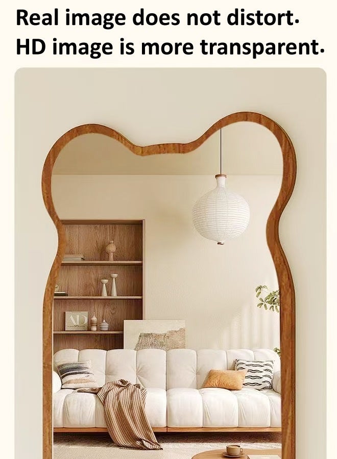 fashionhome Premium Bear Shape Full Length Mirror Standing Hanging or Wall Mounted Metal Frame for Kids Room or Home Decor 50x160 cm - Image 5